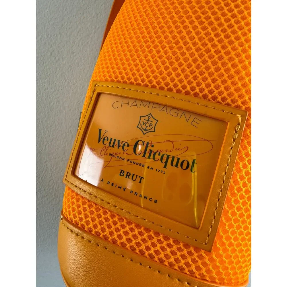 Veuve Clicquot Orange Brut Champagne Sleeve Bottle Insulated Ice Jacket Cove